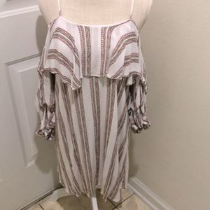 NWOT Live J Ladies Striped Sundress